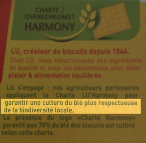 Charte Harmony du blé LU